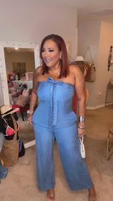 Jean jumpsuit marca Vibrant