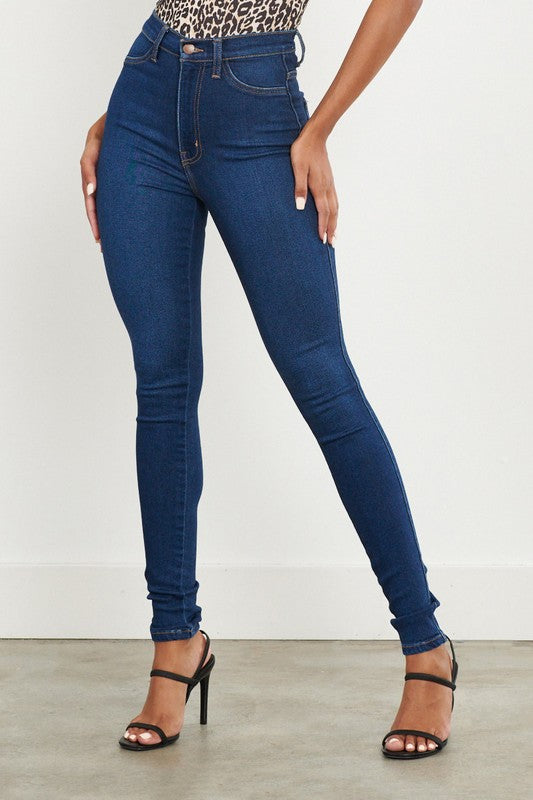 High Waisted Classic Skinny - Brenlee The  Boutique 