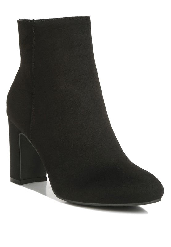 Alysia Block Heel Ankle Boots - Brenlee The  Boutique 