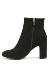 Alysia Block Heel Ankle Boots - Brenlee The  Boutique 