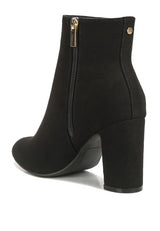 Alysia Block Heel Ankle Boots - Brenlee The  Boutique 