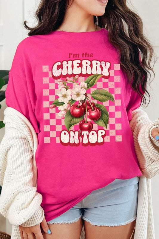 I'm the Cherry on Top Graphic Heavyweight Tee