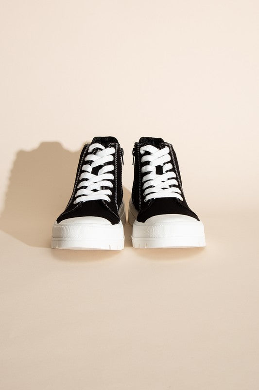 CRAYON-G Lace up Sneakers - Brenlee The  Boutique 