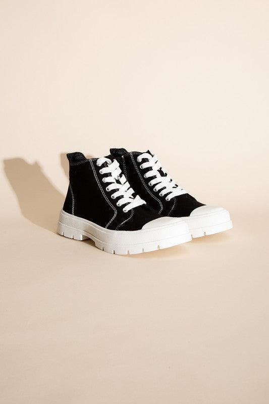 CRAYON-G Lace up Sneakers - Brenlee The  Boutique 