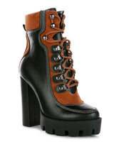 YETI HIGH HEEL LACE-UP BIKER BOOT - Brenlee The  Boutique 