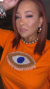 Jey’s third Eye top orange