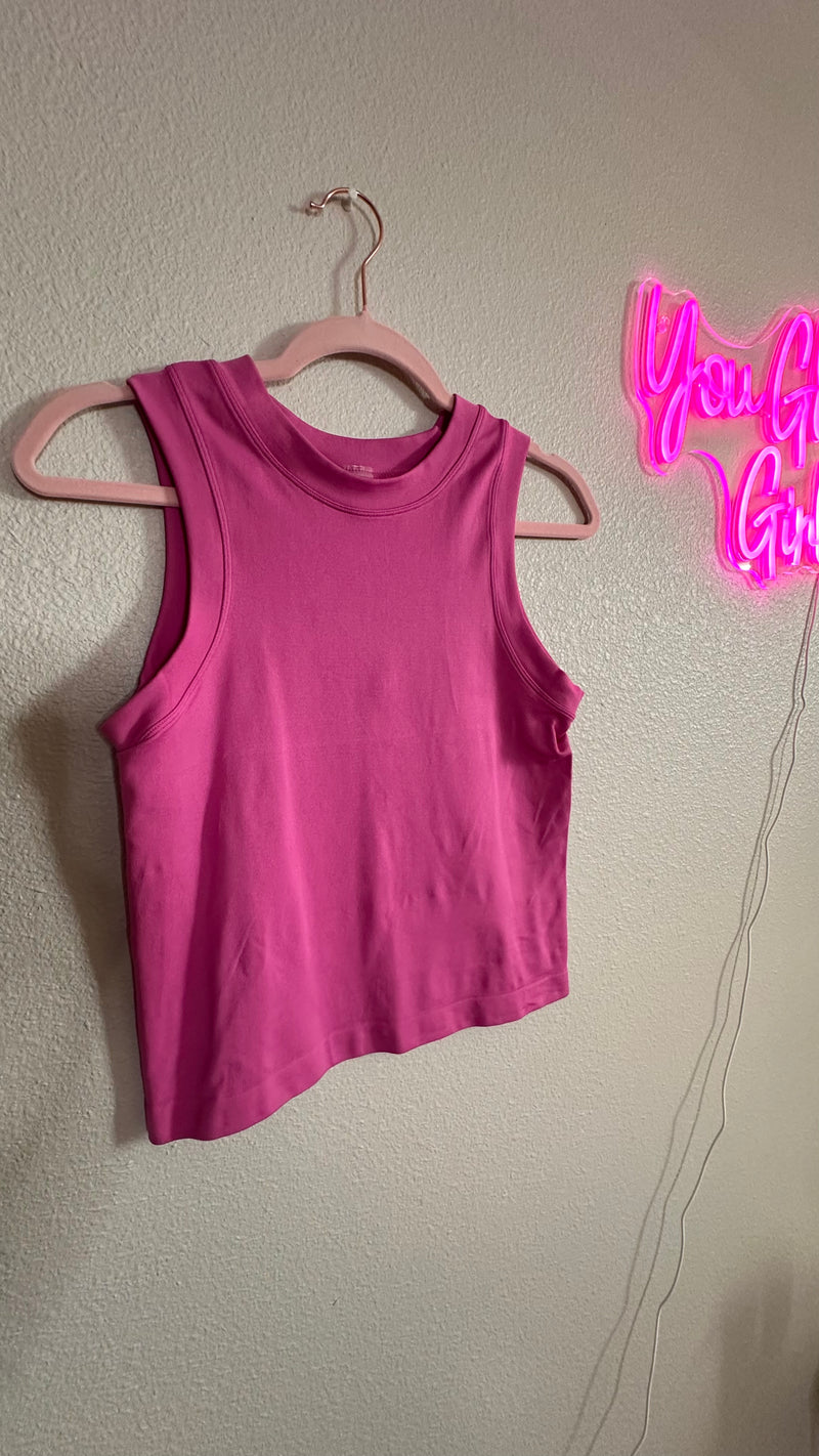 PINK BASIC TOP - Brenlee The  Boutique 