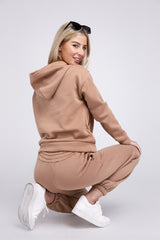 Drop Shoulder Hoodie & Pants - Brenlee The  Boutique 