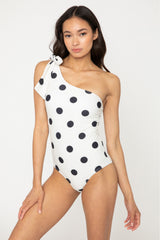 Marina West Swim Deep End One-Shoulder One-Piece Swimsuit