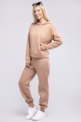 Drop Shoulder Hoodie & Pants - Brenlee The  Boutique 