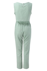 Round Neck Top and Pants Set