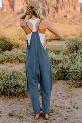 Double Take  V-Neck Sleeveless Jumpsuit with Pocket - Brenlee The  Boutique 