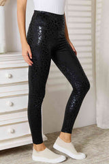 Double Take High Waist Leggings - Brenlee The  Boutique 