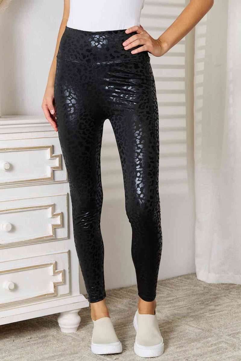 Double Take High Waist Leggings - Brenlee The  Boutique 