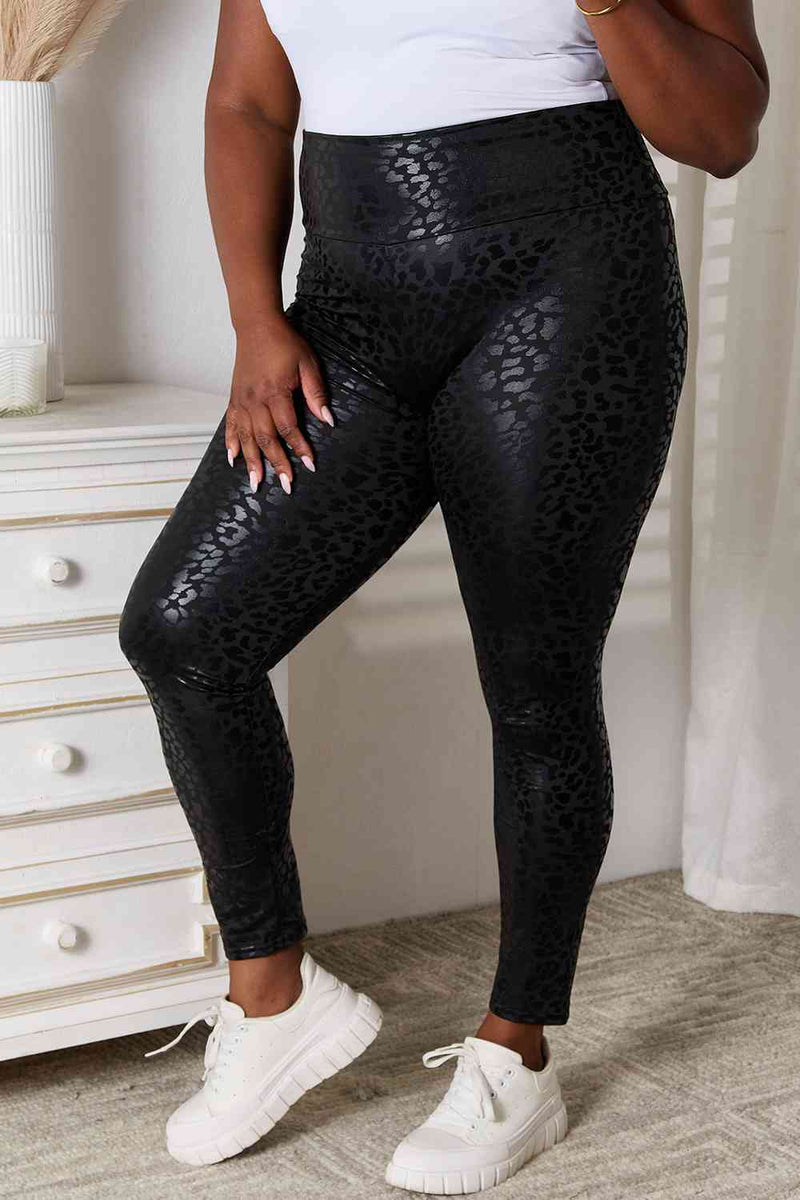 Double Take High Waist Leggings - Brenlee The  Boutique 