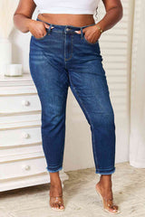 Judy Blue Full Size High Waist Released Hem Slit Jeans - Brenlee The  Boutique 