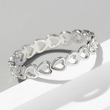 Heart Shape 925 Sterling Silver Ring - Brenlee The  Boutique 