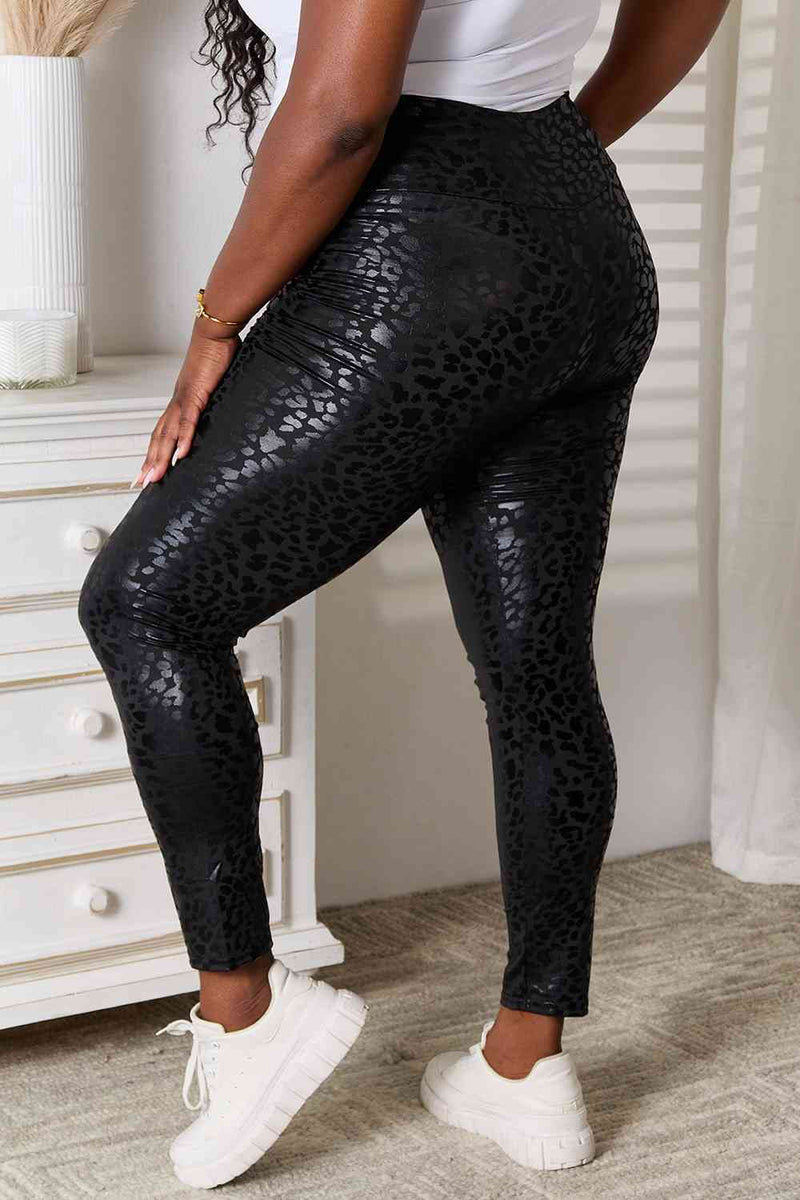 Double Take High Waist Leggings - Brenlee The  Boutique 